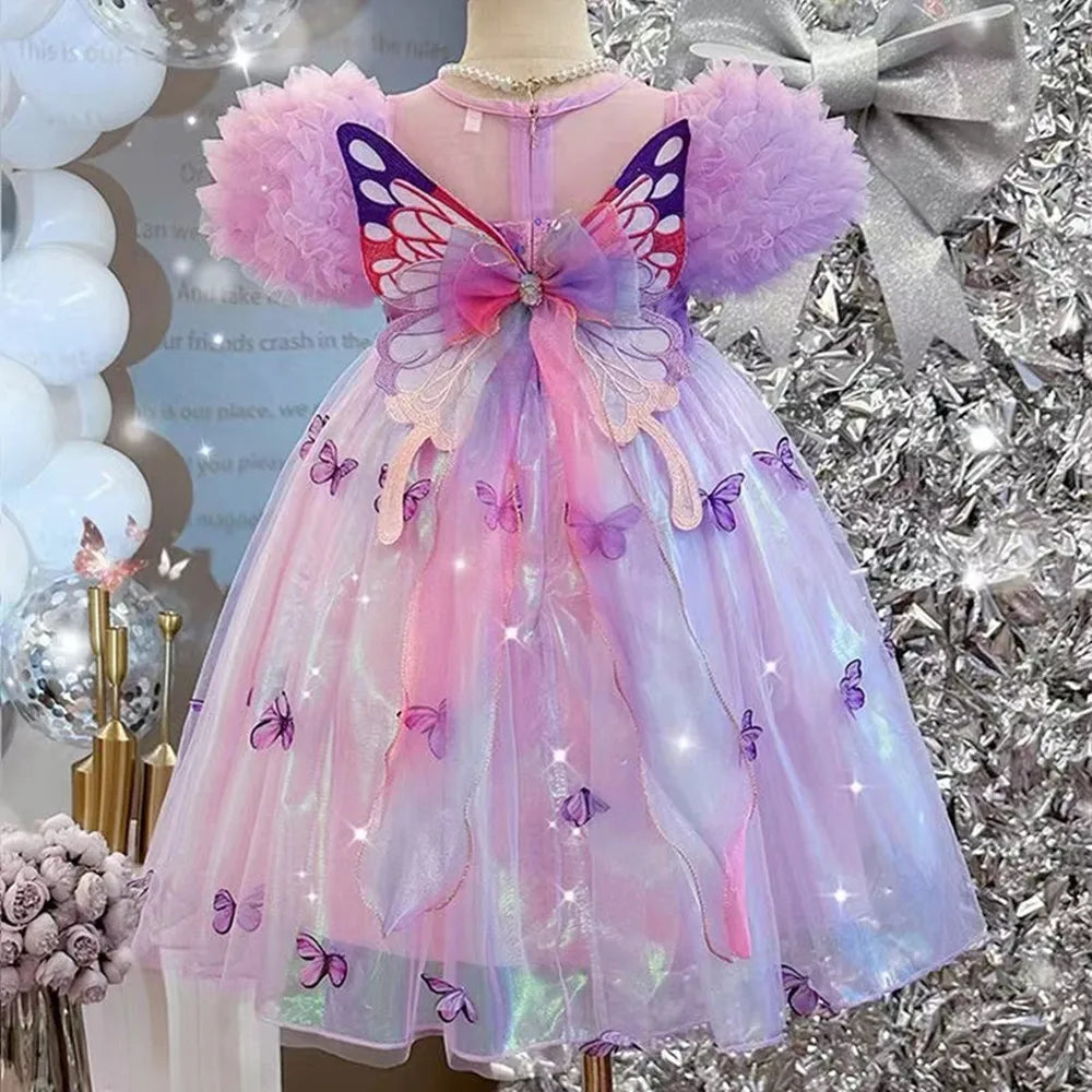 New Girls Dresses For Kids Girl Princess Dress Clothes Children Birthday Christmas Party Clothing Evening Party Kids 3-7T