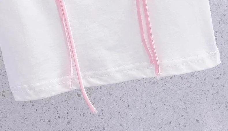 Child House Clothing Elementary Girl Summer Clothes Kids Set Korean Children's  Girly Setup Outdoor Top Girls Outfit Sets