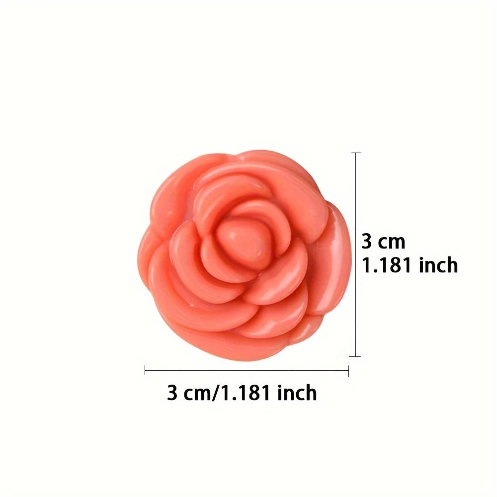 Creative Rose-Shaped Matte Lipstick, Velvet Mousse Lip Clay Long-Lasting Lightweight Matte Makeup Effect for All Skin Types