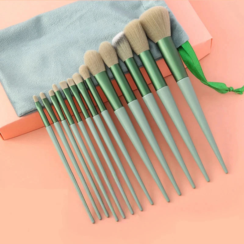 Makeup Brushes Set Eye Shadow Foundation Women Cosmetic Brush Eyeshadow Blush Beauty Soft Make Up Tools Bag