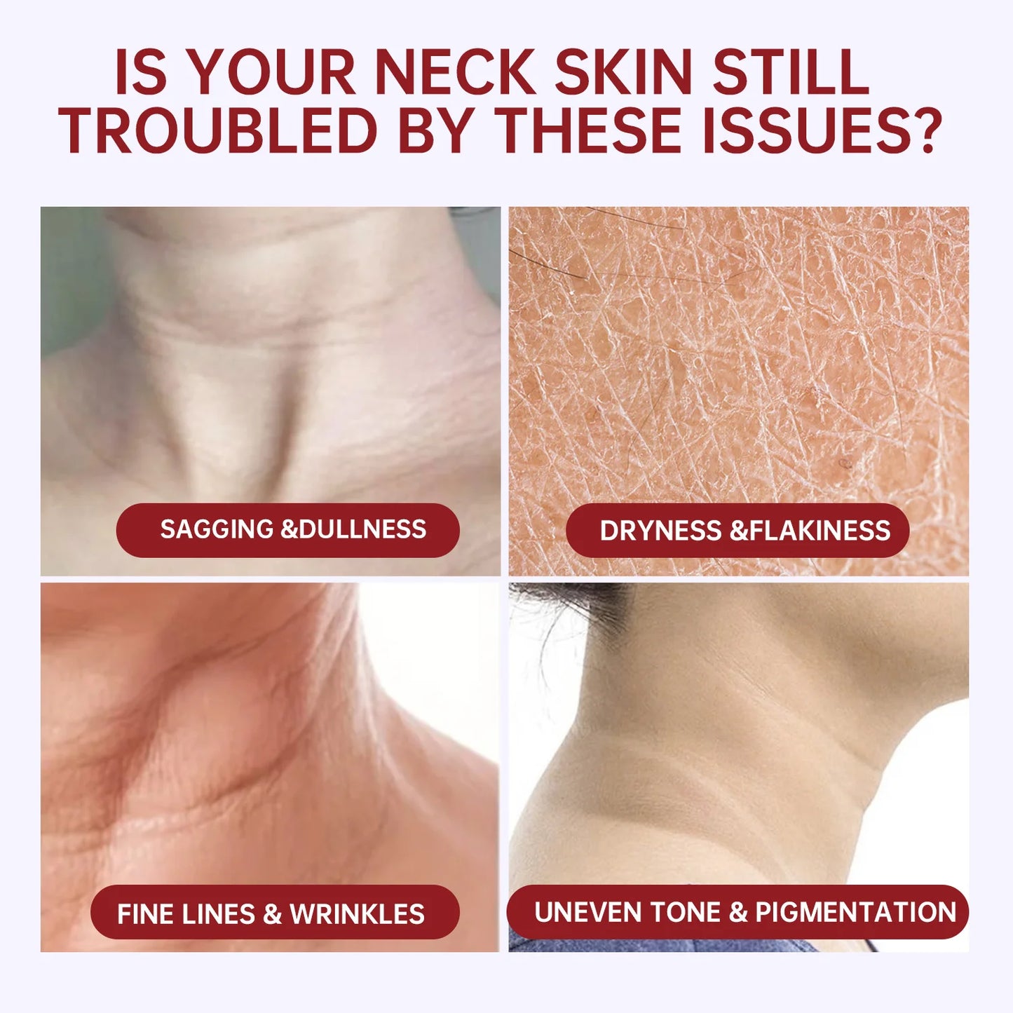 100g AH-8 Firming Lifting Neck Cream for Crepey Skin Comfort Roller Neck Cream Deeply Moisturizing Tightening Lotion Skin Care