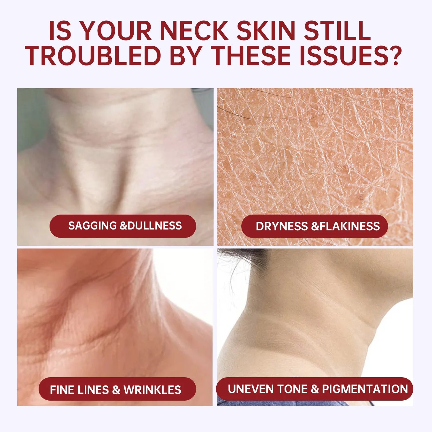 Firming Lifting Neck Cream for Crepey Skin Comfort Roller Neck Cream Deeply Moisturizing Tightening Lotion Skin Care