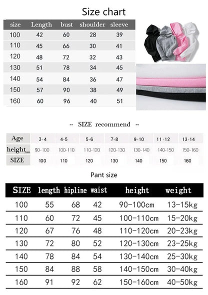 Kids Hooded Pullover Popular Game Plants vs. Monster Print Boys/Girls Top/Pants 3-13Y Casual Fun Sports Charming  Clothing Set