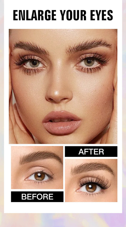 Black Waterproof 7D Mascara Thick Smudge-proof Encrypted Lengthening Curling Eye Lashes Styling Makeup Tools Female Eye Cosmetic