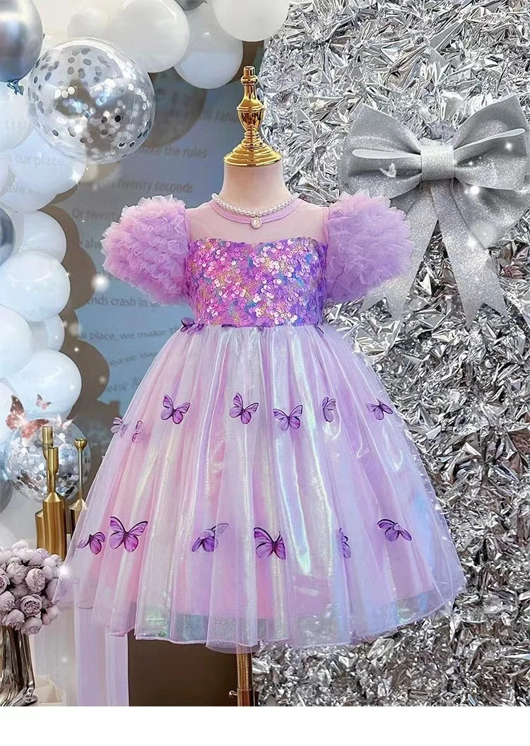 New Girls Dresses For Kids Girl Princess Dress Clothes Children Birthday Christmas Party Clothing Evening Party Kids 3-7T