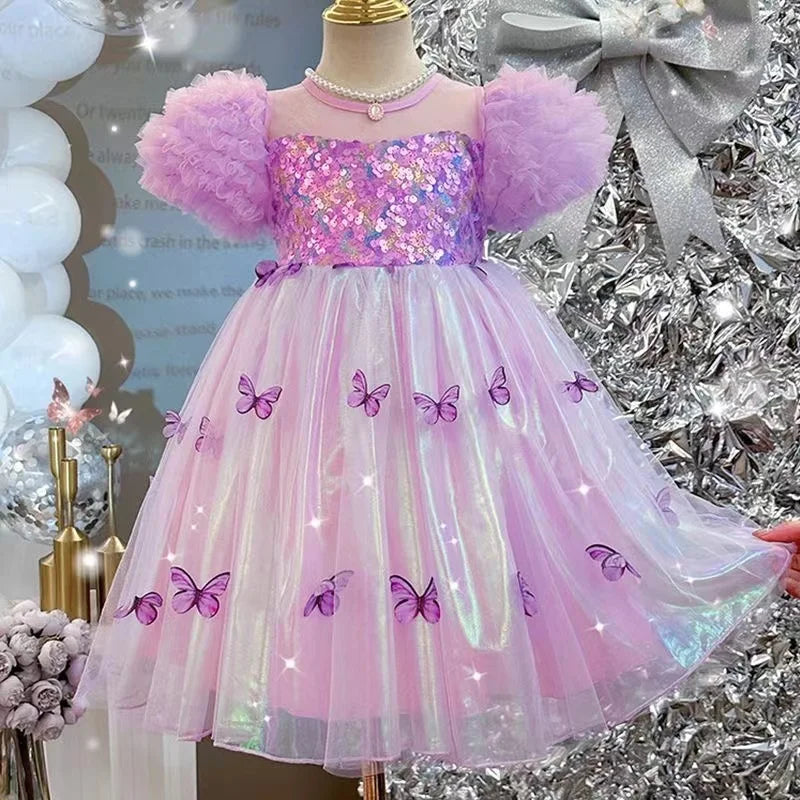 New Girls Dresses For Kids Girl Princess Dress Clothes Children Birthday Christmas Party Clothing Evening Party Kids 3-7T