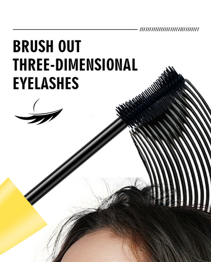 Black Waterproof 7D Mascara Thick Smudge-proof Encrypted Lengthening Curling Eye Lashes Styling Makeup Tools Female Eye Cosmetic