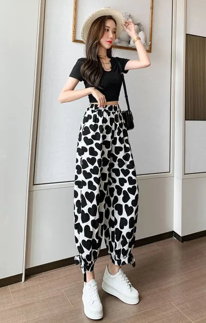 Women's Pants High Waist Outfits Quality New In Aesthetic Autumn Y2k Streetwear Harajuku All Medium Slacks Harem Female Trousers