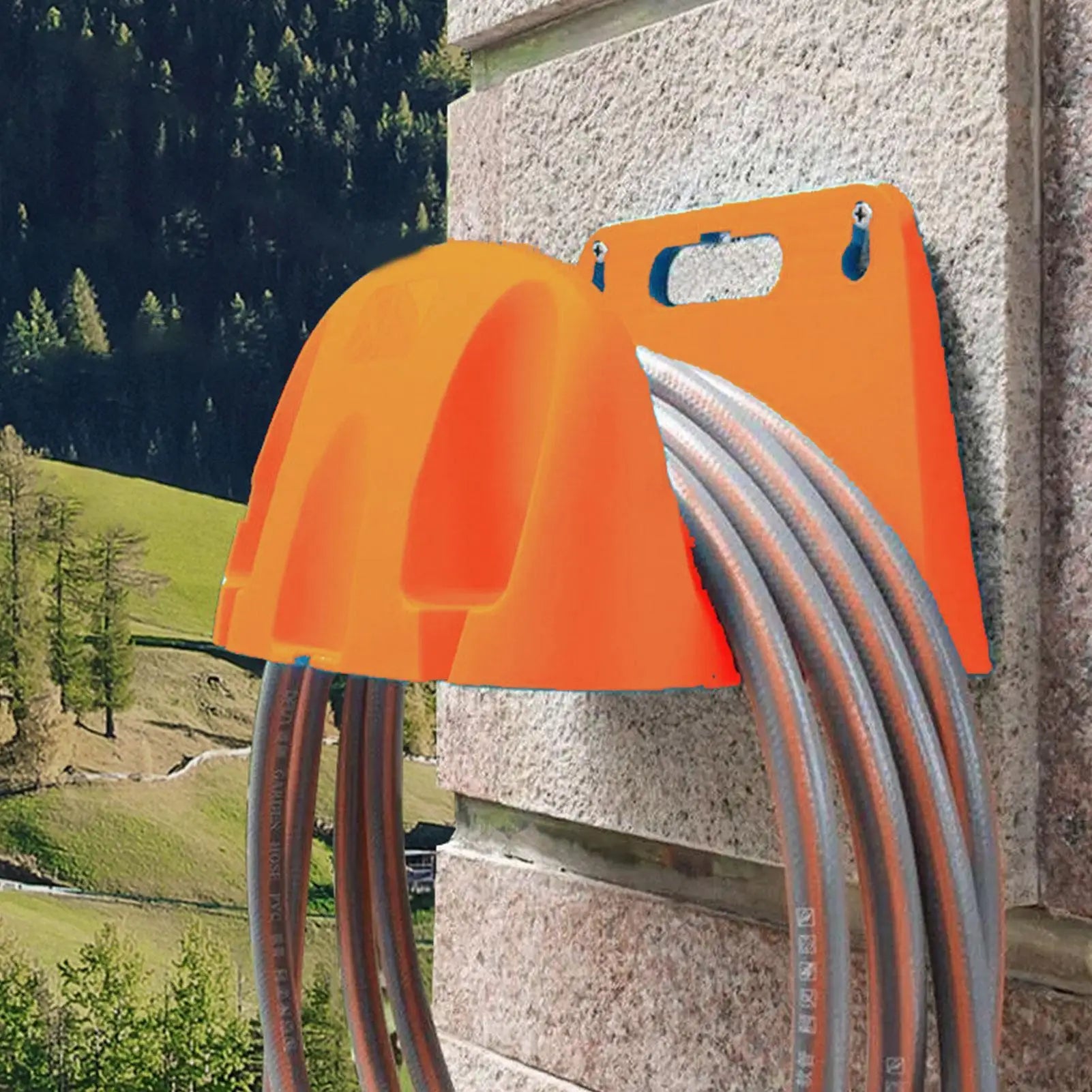 Garden Hose Hanger Wall Mount Irrigation Tool Storage Holder Watering Pipe Hose storage Organizer For Greenhouse Fence Balcony