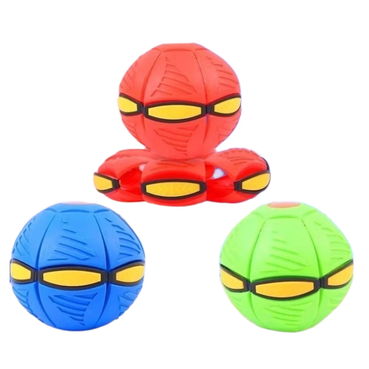 Blue Flying Saucer Ball Outdoor Parent Children Toy Foot Magic Deformation Foot Pressure Decompression Vent Ball