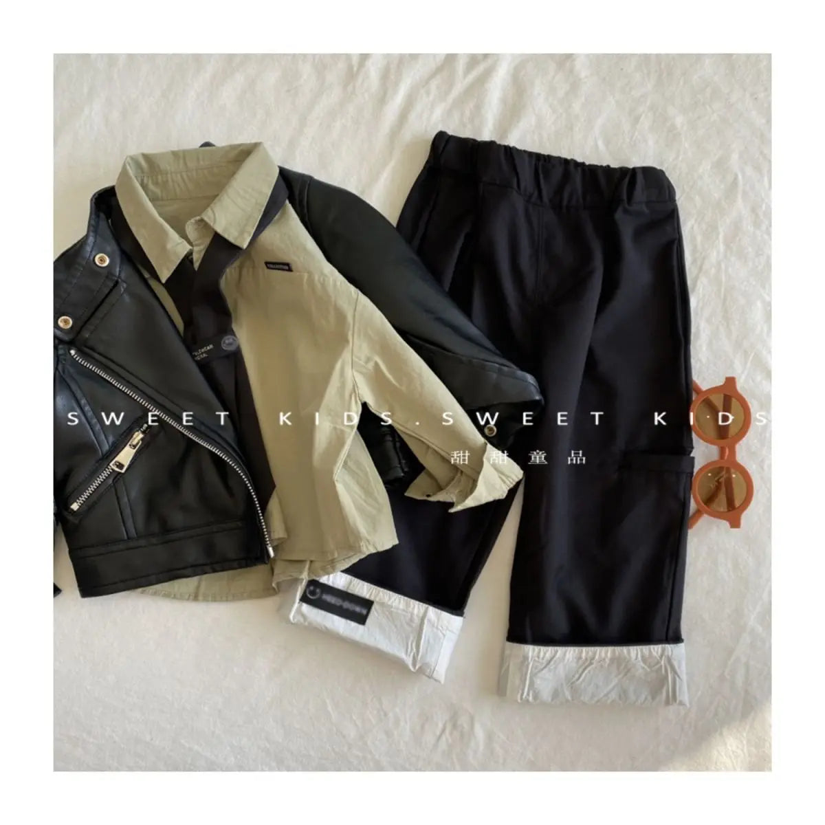 Spring Autumn Boys Leather Jackets For 1-6 Years New Classics Handsome Baby Boy Pu Outerwear Kids Clothing Zipper Fly Coats (Available)