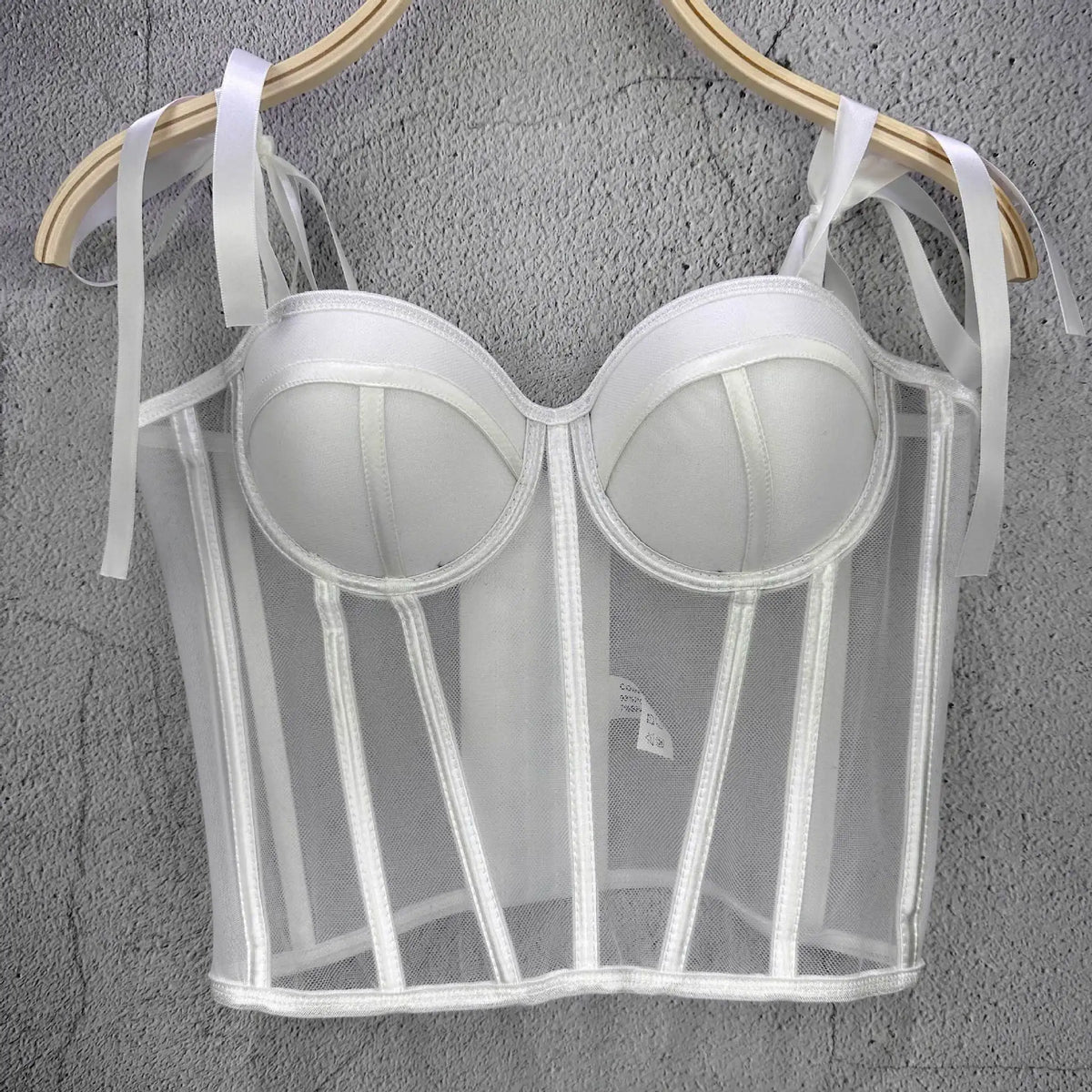 Women Corset Top Strappy Smocked Camisole Undershirt Lady Underwear Bottoming Outer Wear Sexy Fishbone Waist Tops Mujer Lingerie