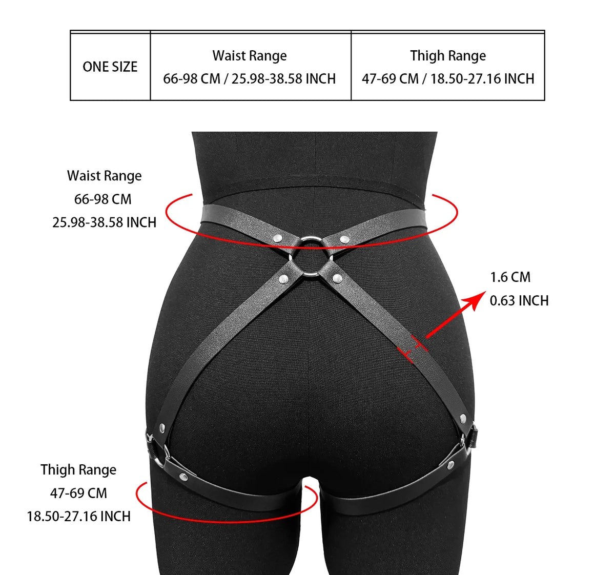 Leg Harness Bandage Sexy Thigh Garter Women Hip Harness Belt Gothic Sword Belt BDSM Fetish Clothing Adult Erotic Garter Harness