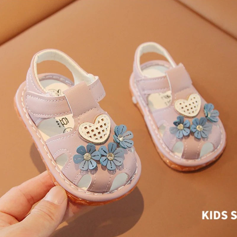 Baby Shoes Summer New Baby Calling Shoe Soft soled  Baby Girl Sandals Anti slip Girl Shoe Children sandals