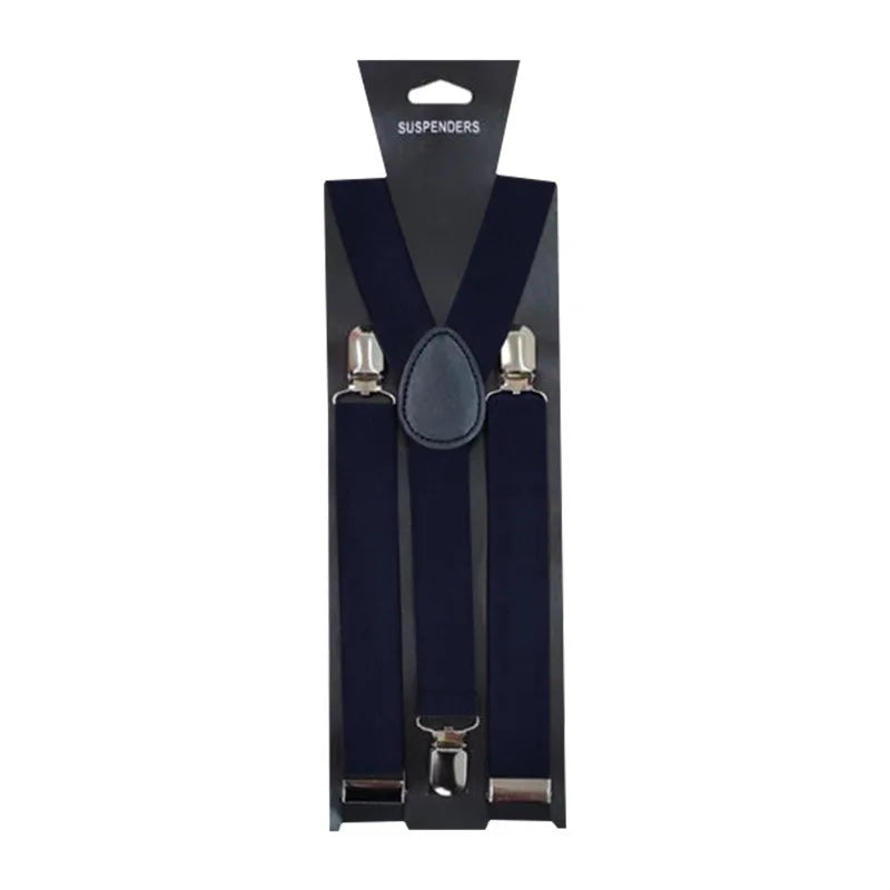 Children's Suspender Adjustable Straps Buckles Length Clothing with Three Elastic Clips Suspender Kids Wedding Accessories