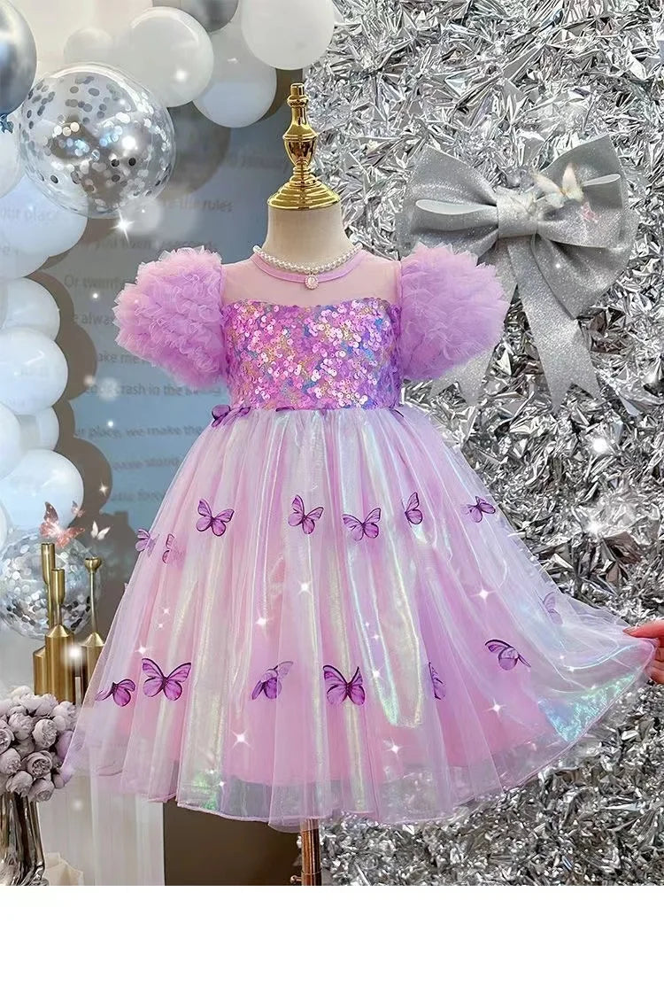 New Girls Dresses For Kids Girl Princess Dress Clothes Children Birthday Christmas Party Clothing Evening Party Kids 3-7T