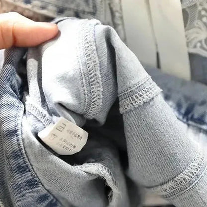 1-10 Years Baby Girls Denim Jacket New Fashion Kids Jean Coat For Girls Sweet Lace Design Princess Outerwear Children's Clothing