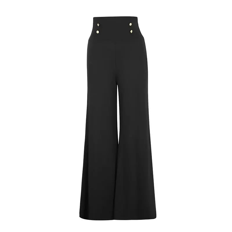 Summer Black Sexy Women Trousers New Streetwear Fashion Button Casual Slim Trousers Female Club Party Versatile Knitted Clothing