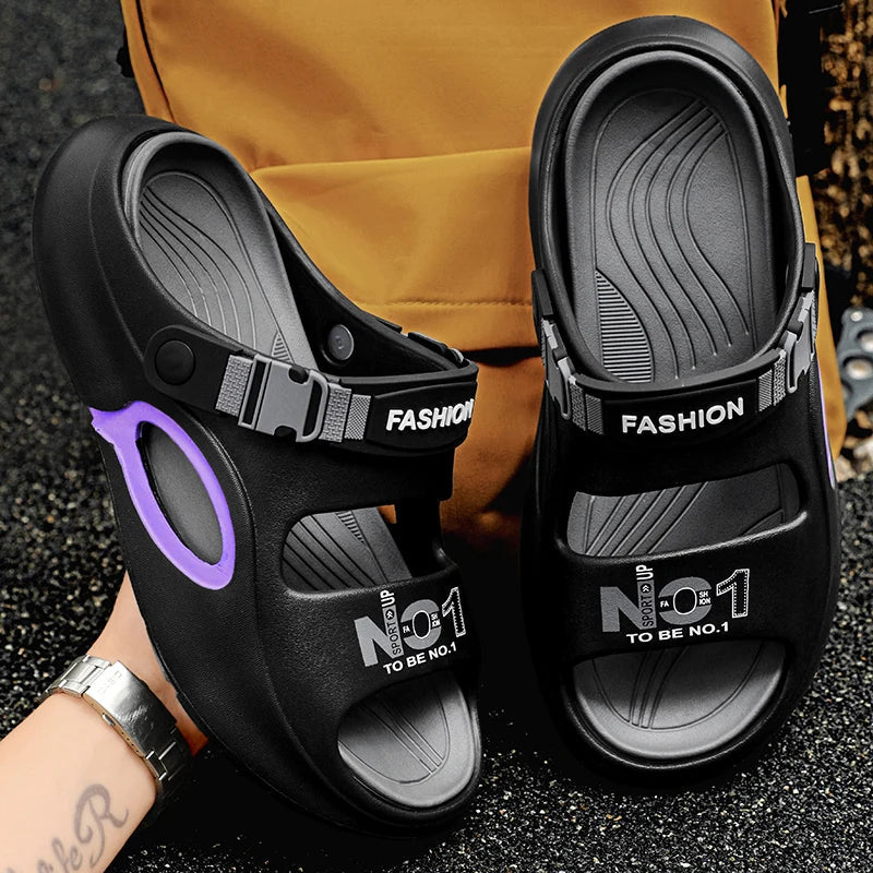 Summer Slippers for Men, Large Size Soft Comfortable Anti-slip Quick-drying, Casual Outdoor Beach Indoor New Style Sandals