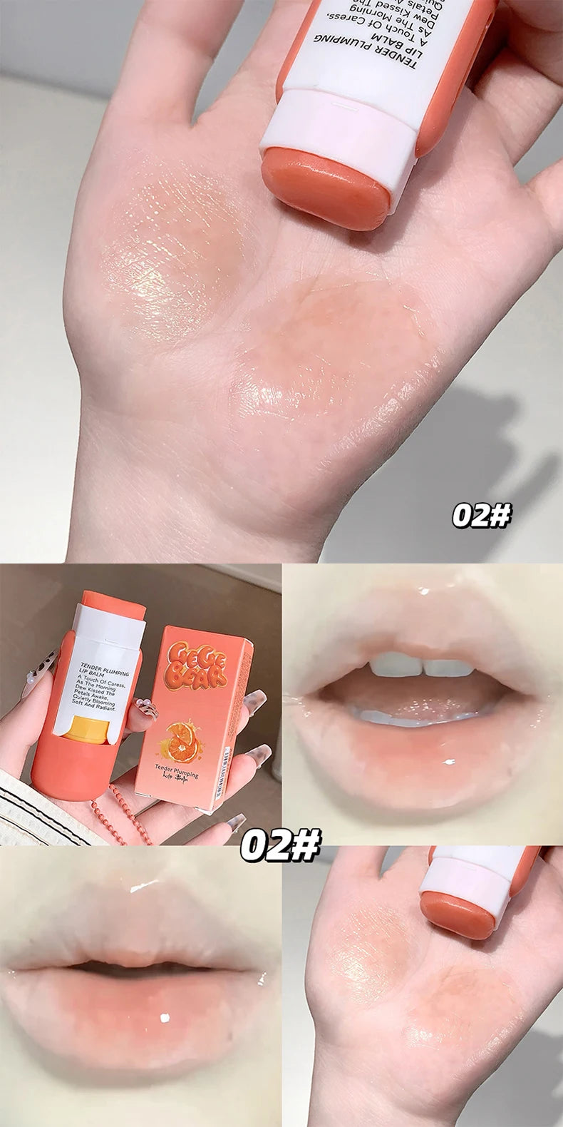 Gege Bear Large Capacity Lip Balm Keychain Pendant, Hydrating & Moisturizing Lip Care, Perfect as Lipstick Base & Accessory