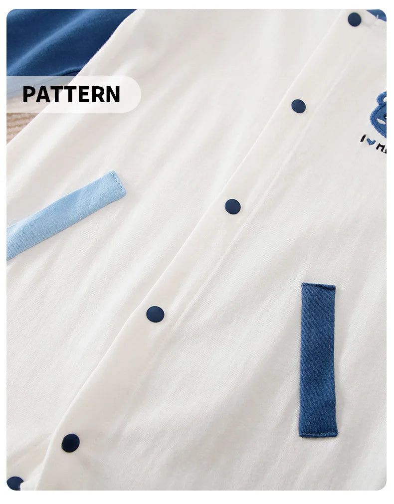 Boys Girls Outfit Cartoon Bear Baby Infant Clothes Toddler Onesie Costume Romper Jumpsuit 0-18 Months Long Sleeve Newborn Trendy (Available)