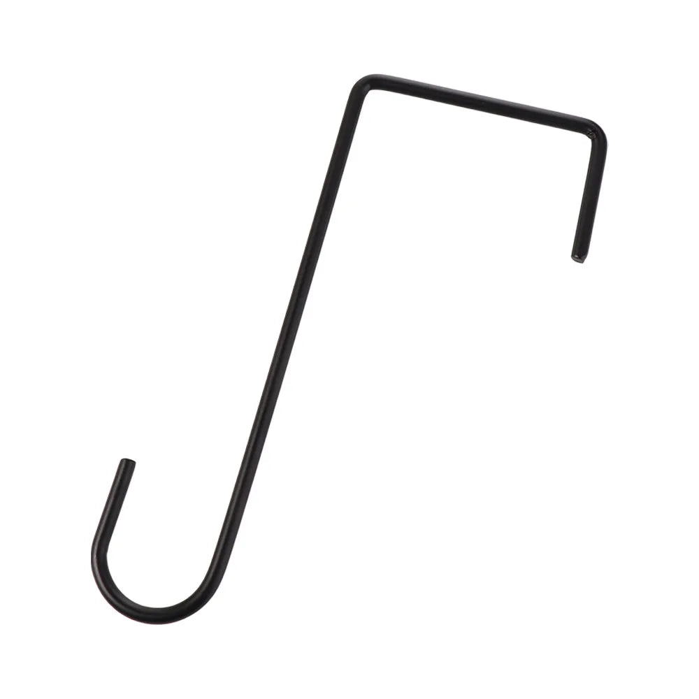 Gardening Accessories Iron Fence Hooks Durable Reusable Fence Flower Groove Hooks Creative Railing Hooks Flower Basket