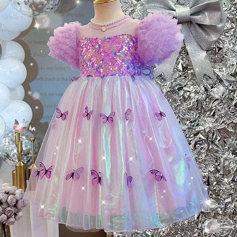 New Girls Dresses For Kids Girl Princess Dress Clothes Children Birthday Christmas Party Clothing Evening Party Kids 3-7T