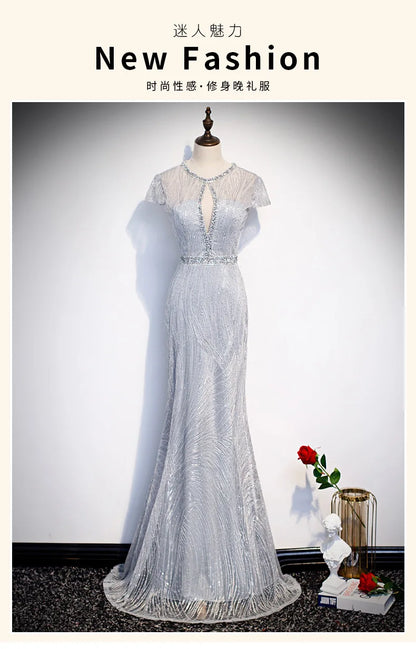 2025 New Elegant Evening Wedding Party Formal Dress Festa Mermaid Ball Gown For Hosts At Banquets And Annual Meetings Gala Gowns