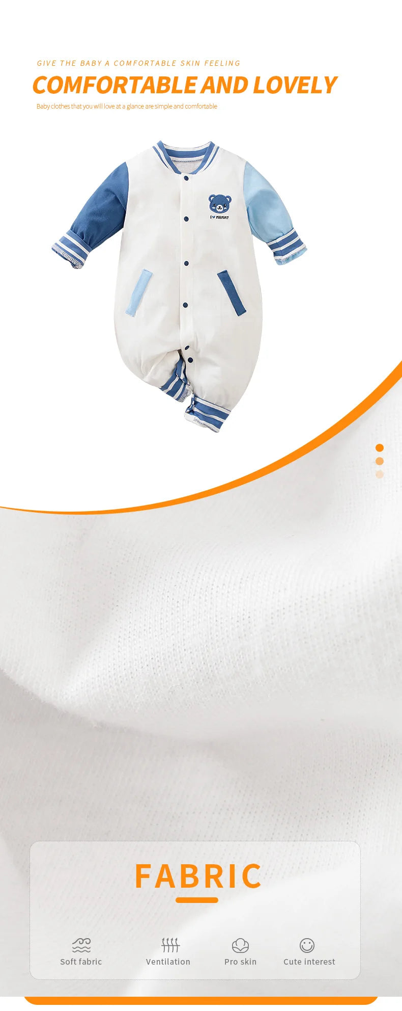 Boys Girls Outfit Cartoon Bear Baby Infant Clothes Toddler Onesie Costume Romper Jumpsuit 0-18 Months Long Sleeve Newborn Trendy (Available)