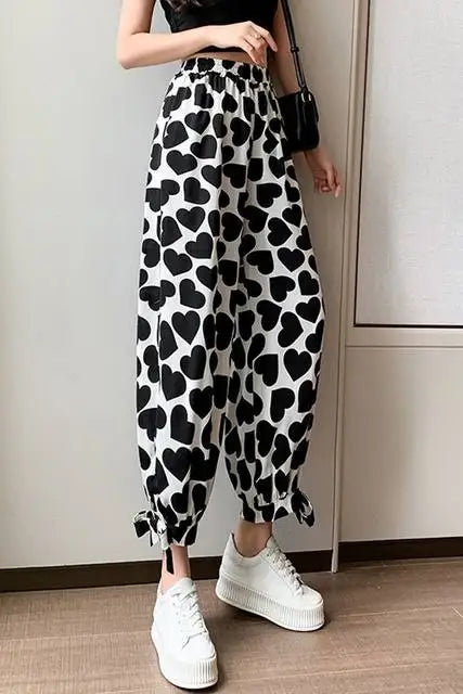 Women's Pants High Waist Outfits Quality New In Aesthetic Autumn Y2k Streetwear Harajuku All Medium Slacks Harem Female Trousers