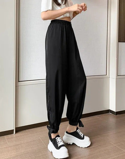 Women's Pants High Waist Outfits Quality New In Aesthetic Autumn Y2k Streetwear Harajuku All Medium Slacks Harem Female Trousers