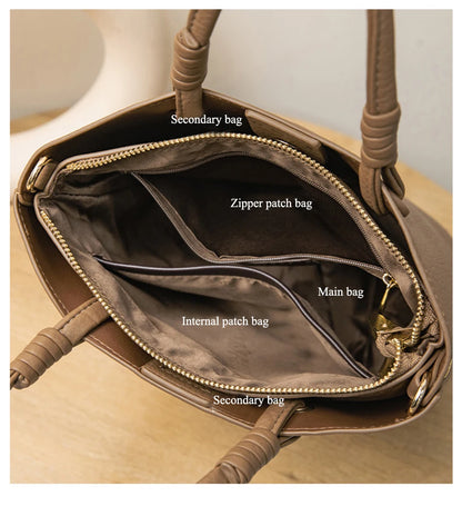 2024 New Bucket Bag for Women, Fashionable and Versatile, Handheld, Diagonal, High End, Single Shoulder, Small and Unique Design