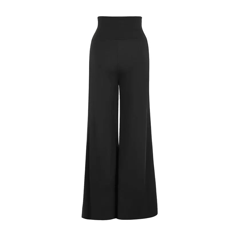 Summer Black Sexy Women Trousers New Streetwear Fashion Button Casual Slim Trousers Female Club Party Versatile Knitted Clothing
