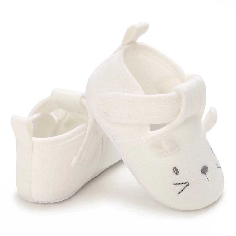 Spring and Autumn Women's Baby Casual Sports Shoes Soft Sole Anti slip Indoor and Outdoor Walking Shoes First Step Walking Shoes