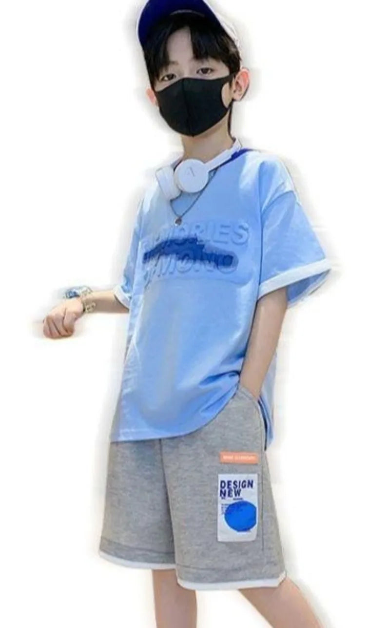 Sportswear Set Men's Children's Sets Boy Clothes Boys Clothing Cartoon Fashion Baby Summer Costumes