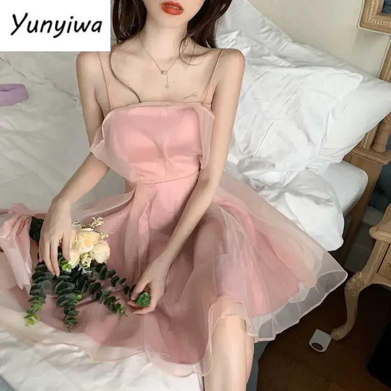 Women's Vintage Lace A-Line Dress with lantern sleeves and elegant mid-calf A-line design