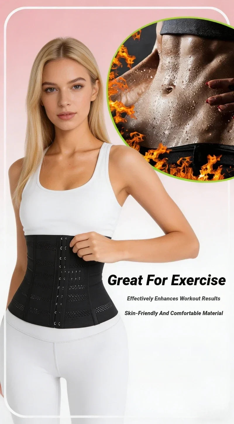 Shapewear Women Corset Waist Trainer Body Shaper Double Tummy Control Slimming Sheath Flat Belly Reductive Belts Sport Girdle