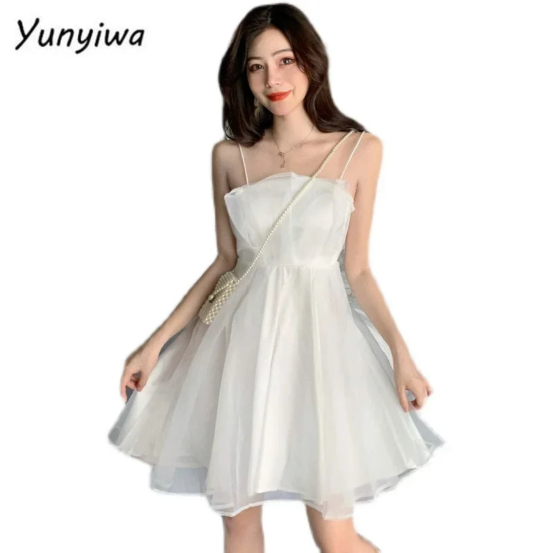 Women's Vintage Lace A-Line Dress with lantern sleeves and elegant mid-calf A-line design