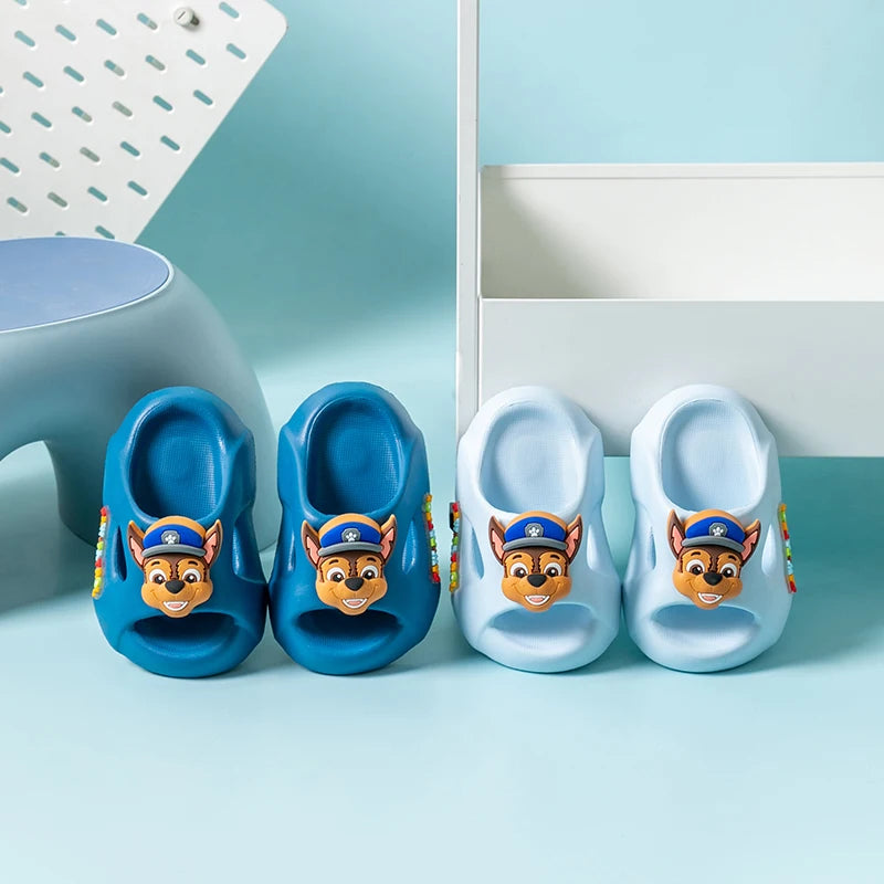 Children's Anime Slides | Boys & Girls Outdoor Non-Slip Soft Soled Sandals & Home Slippers – PAW Patrol