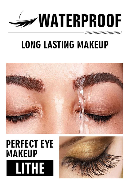 Black Waterproof 7D Mascara Thick Smudge-proof Encrypted Lengthening Curling Eye Lashes Styling Makeup Tools Female Eye Cosmetic