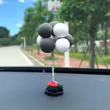 Car Interior Dashboard Ornaments Cartoon Anime ONE PIECE Luffy Yukino Set Action Figure Model Balloon Decor Auto Accessories