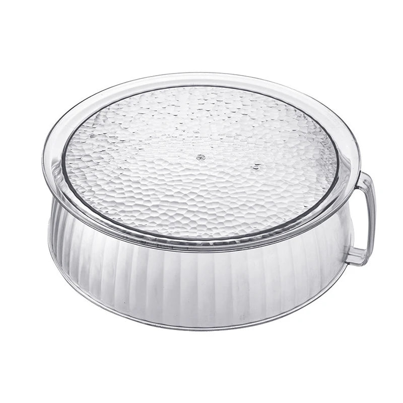 Microwave Splash Proof PET Cover High-temperature Resistant Bowl Cover Household Food Grade Plastic Microwave Hot Dishes Lid