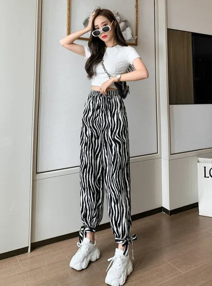 Women's Pants High Waist Outfits Quality New In Aesthetic Autumn Y2k Streetwear Harajuku All Medium Slacks Harem Female Trousers