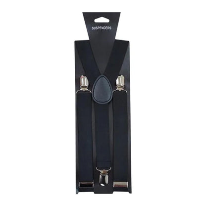 2.5cm Children's Suspender Adjustable Straps Buckles Length Clothing with Three Elastic Clips Suspender Kids Wedding Accessories