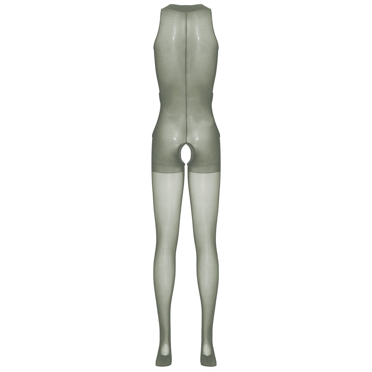 Women's Sexy Jumpsuit Bodystocking Ice Silky Smooth Nylon Sheer Exotic Teddies Crotchless Bodysuits Shapewear Lingerie Nightwear