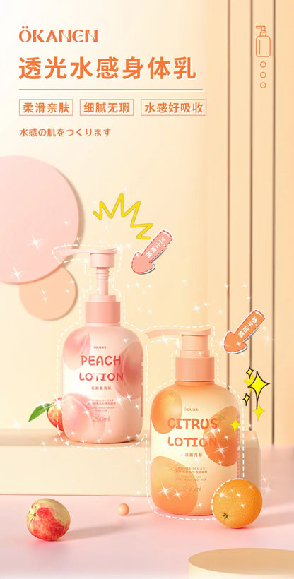 250ml Niacinamide Body Milk Pomelo Citrus Lactic Acid Bacteria Brightening Body Cream Soft and Moisturizing Body Care