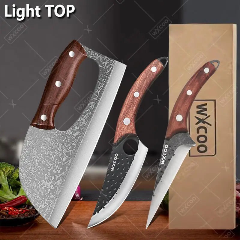 Stainless Steel Kitchen Multifunctional Labour-saving Chopping Knife Fruit Vegetable Cutting Knife Meat Cleaver Butcher Knife