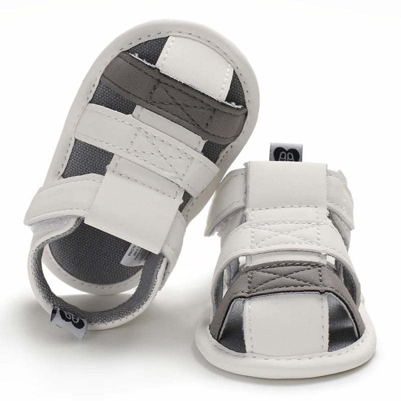 Baby Shoes For Boys and Girls  Summer With Perforated Sandals and Non Slip Soft Soles For Learning To Walk