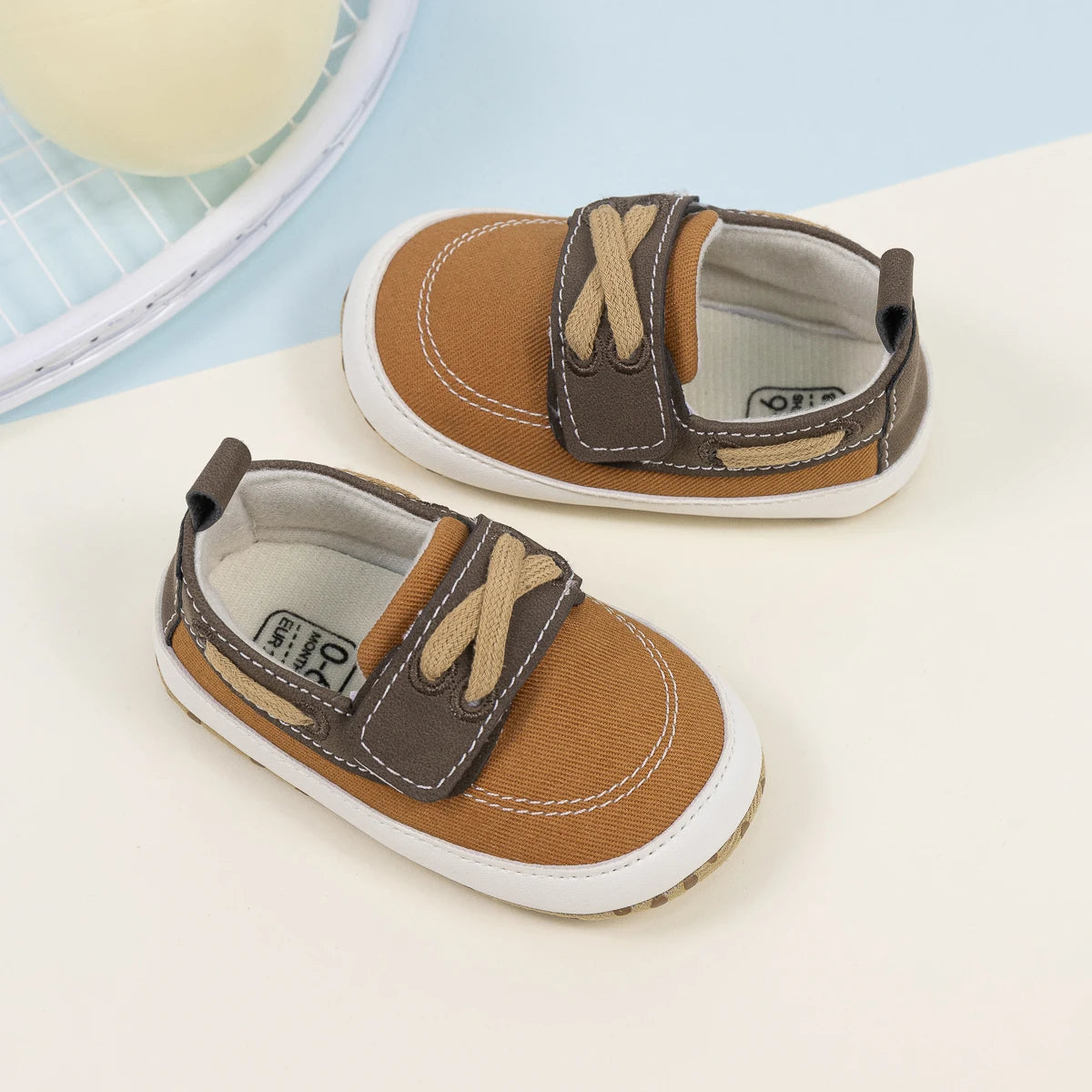 Newborn Baby Shoes Unisex Classic Canvas Casual Sneakers Fashion Versatile Sports Style Toddler Cotton Sole Comfortable Shoes