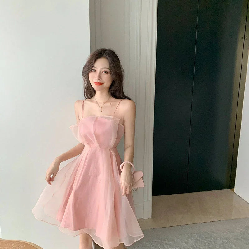 Women's Vintage Lace A-Line Dress with lantern sleeves and elegant mid-calf A-line design